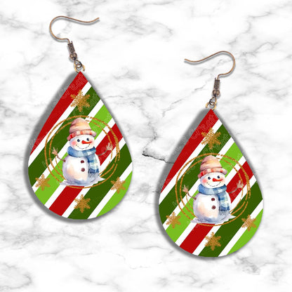 Snowman Teardrop Earring Collection - 26 - jewelry