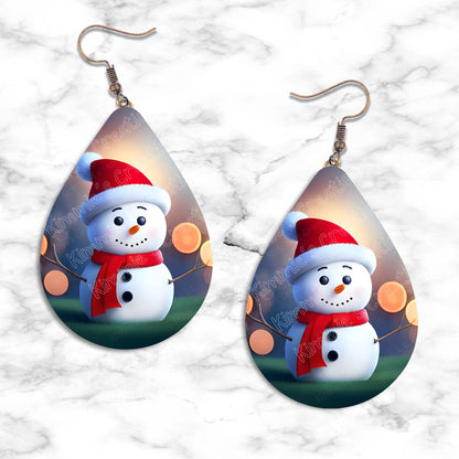 Snowman Teardrop Earring Collection - 29 - jewelry