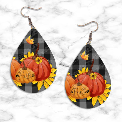 Fall Design Teardrop Earring Collection - 02 - jewelry