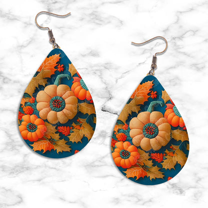 Fall Design Teardrop Earring Collection - 05 - jewelry