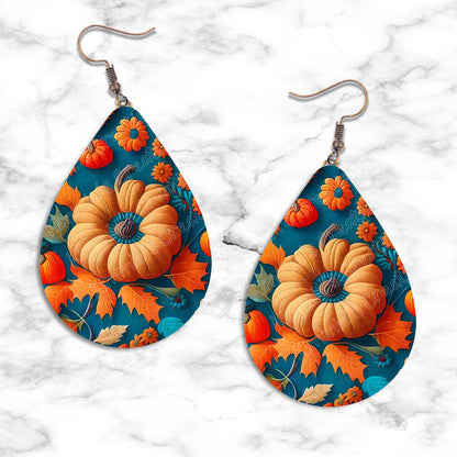 Fall Design Teardrop Earring Collection - 07 - jewelry