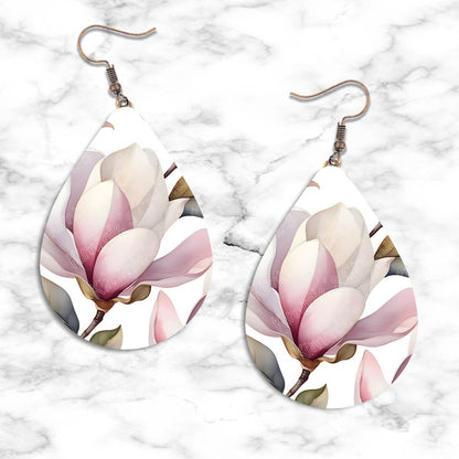 Spring Flowers Teardrop Earring Collection - 04 - jewelry