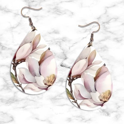 Spring Flowers Teardrop Earring Collection - 05 - jewelry