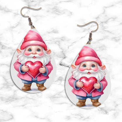 Gnome Valentines Teardrop Earring Collection - 05 - jewelry