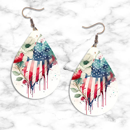 Patriotic Teardrop Earring Collection - 10 - jewelry