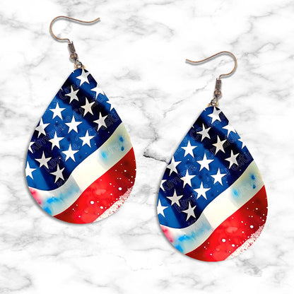 Patriotic Teardrop Earring Collection - 12 - jewelry