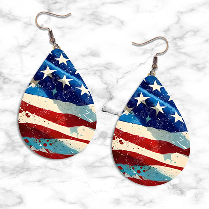 Patriotic Teardrop Earring Collection - 17 - jewelry