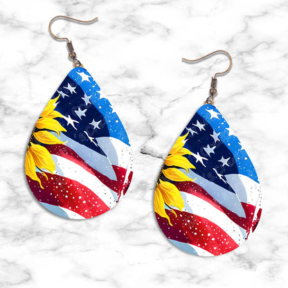 Patriotic Teardrop Earring Collection - 19 - jewelry