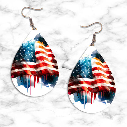 Patriotic Teardrop Earring Collection - 22 - jewelry