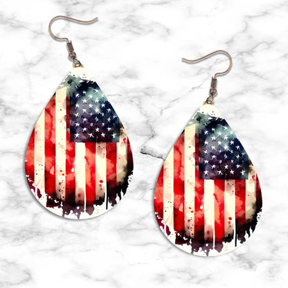 Patriotic Teardrop Earring Collection - 24 - jewelry