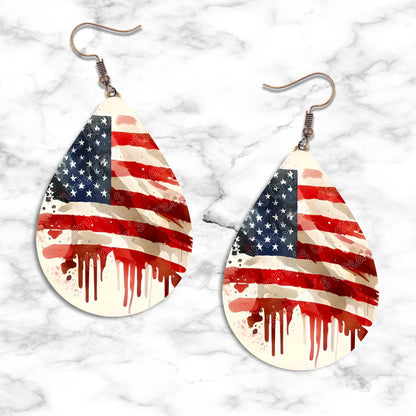 Patriotic Teardrop Earring Collection - 26 - jewelry