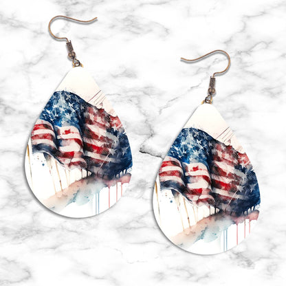 Patriotic Teardrop Earring Collection - 27 - jewelry