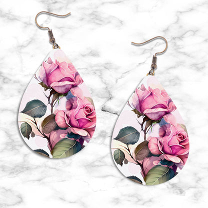 Roses Teardrop Earring Collection - 05 - jewelry