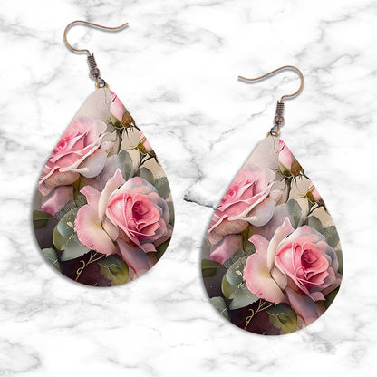 Roses Teardrop Earring Collection - 07 - jewelry