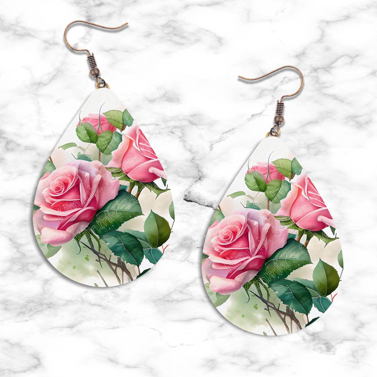 Roses Teardrop Earring Collection - 10 - jewelry