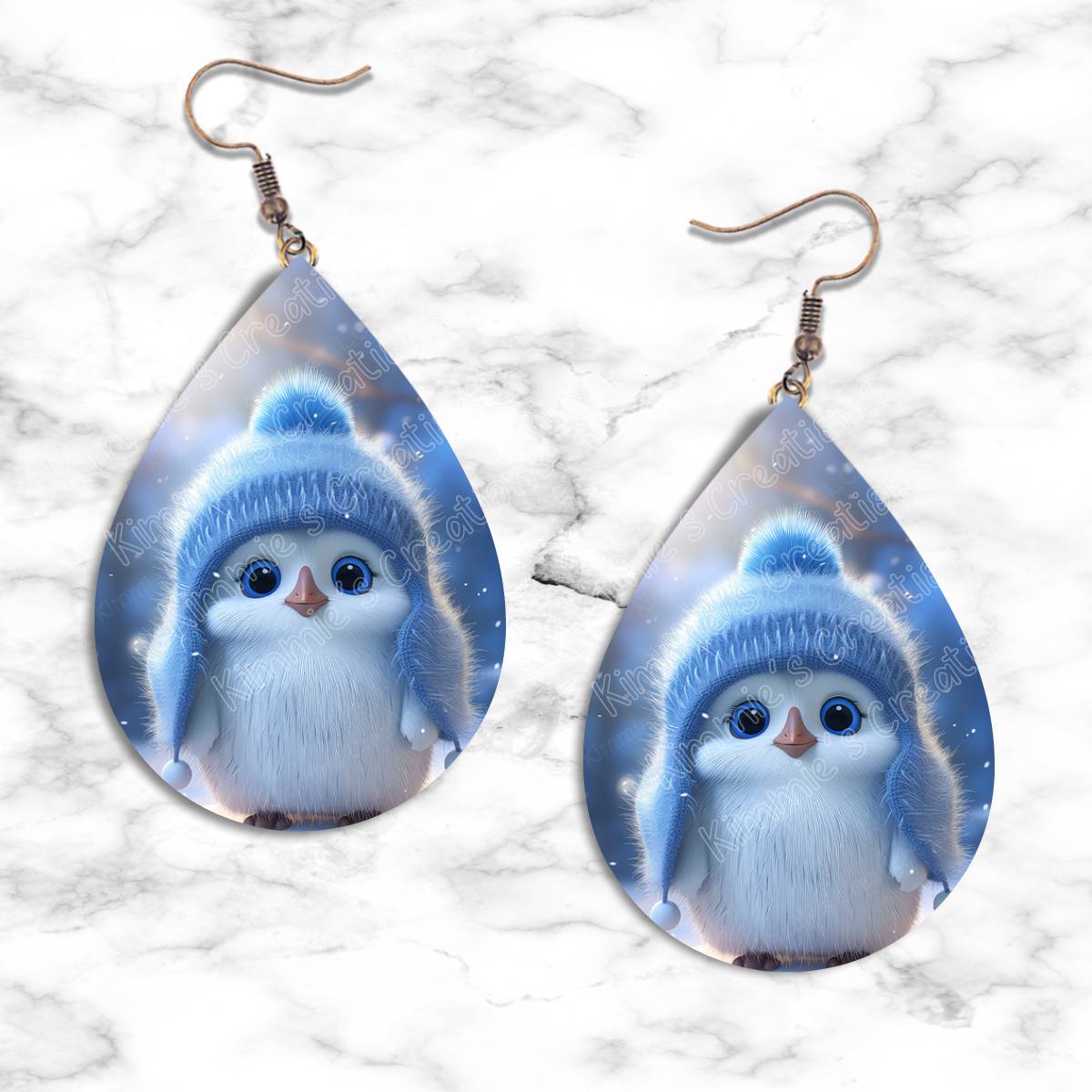 Penguin Winter Teardrop Earring Collection - 05 - jewelry
