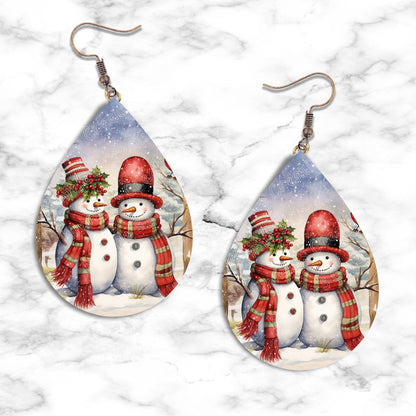 Snowman Teardrop Earring Collection - 10 - jewelry