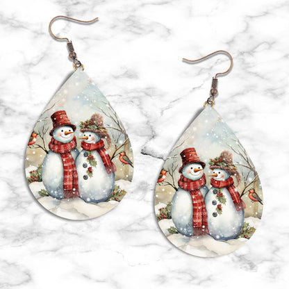 Snowman Teardrop Earring Collection - 11 - jewelry