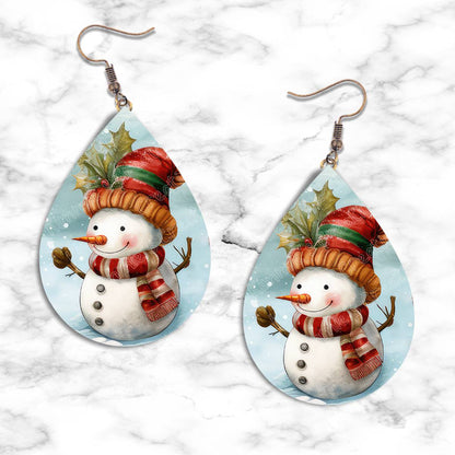Snowman Teardrop Earring Collection - 12 - jewelry