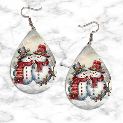 Snowman Teardrop Earring Collection - 14 - jewelry