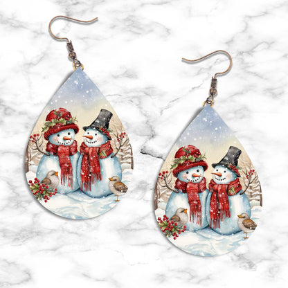 Snowman Teardrop Earring Collection - 15 - jewelry