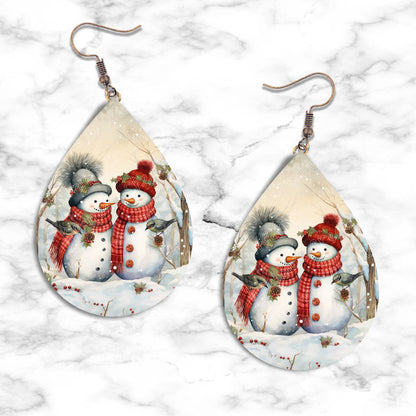 Snowman Teardrop Earring Collection - 16 - jewelry