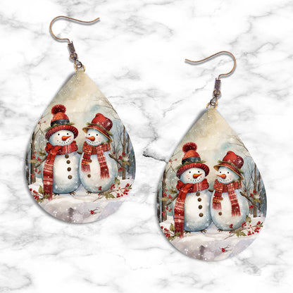 Snowman Teardrop Earring Collection - 17 - jewelry