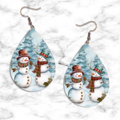 Snowman Teardrop Earring Collection - 20 - jewelry