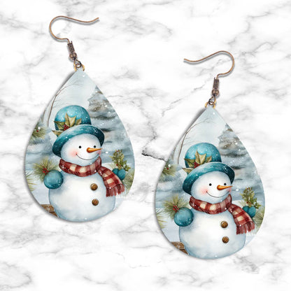 Snowman Teardrop Earring Collection - 25 - jewelry
