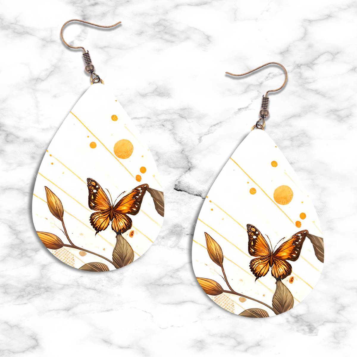 Butterflies Teardrop Earring Collection - 13 - jewelry
