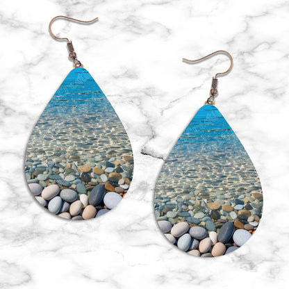 Rocky Waters Teardrop Earrings - jewelry