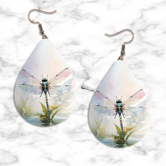 Dragonfly Teardrop Earring Collection - 01 - jewelry