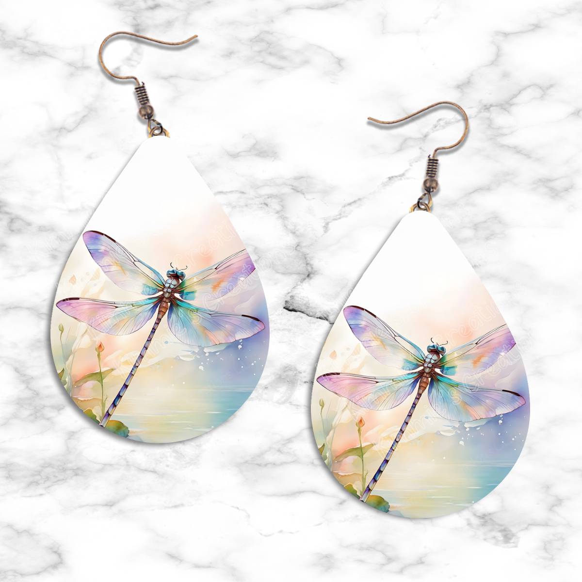 Dragonfly Teardrop Earring Collection - 03 - jewelry