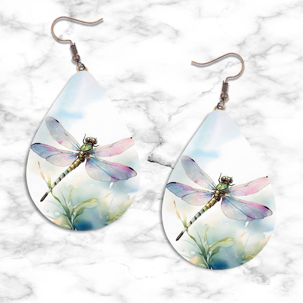 Dragonfly Teardrop Earring Collection - 04 - jewelry