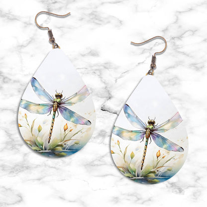 Dragonfly Teardrop Earring Collection - 08 - jewelry