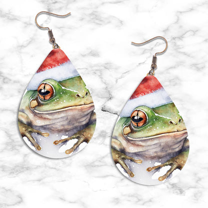 Christmas Frog Earring Collection - 03 - jewelry