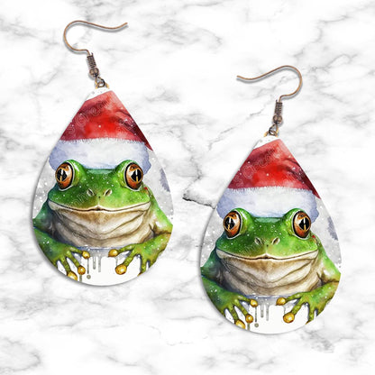 Christmas Frog Earring Collection - 04 - jewelry