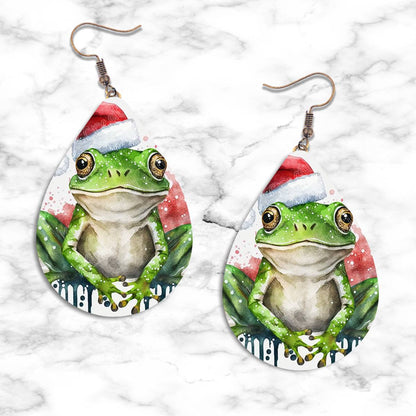 Christmas Frog Earring Collection - 05 - jewelry