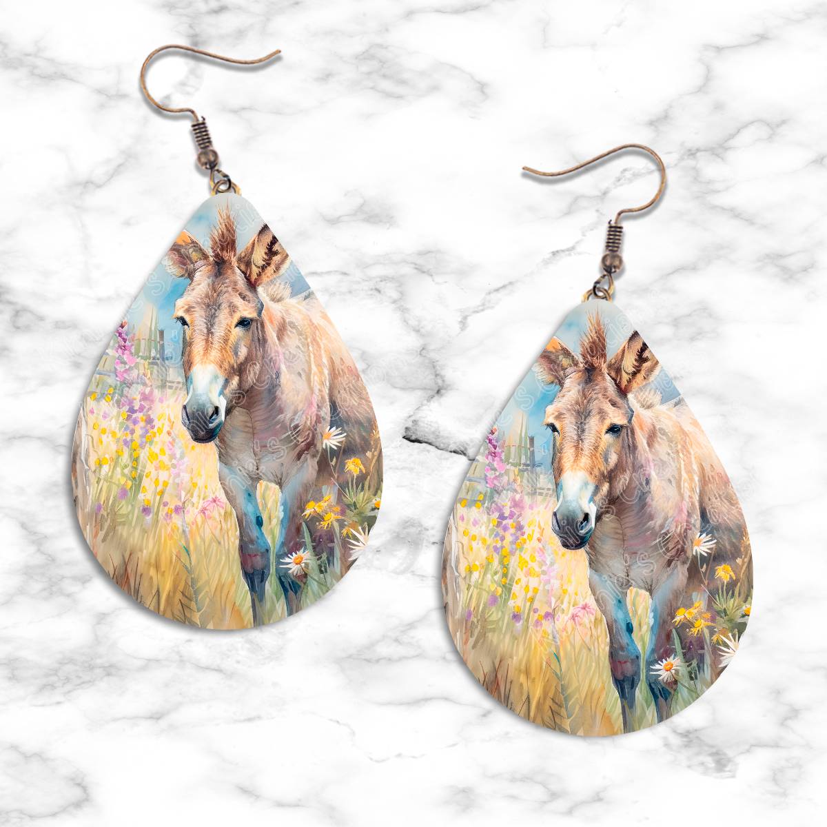 Donkey Teardrop Earring Collection - 01 - jewelry