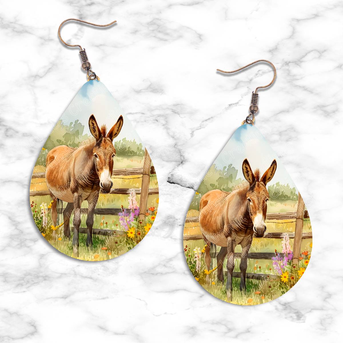 Donkey Teardrop Earring Collection - 03 - jewelry