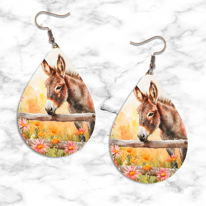 Donkey Teardrop Earring Collection - 04 - jewelry