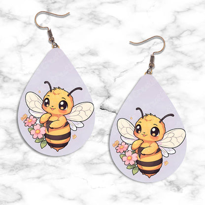 Cute Honeybee Teardrop Earring Collection - 03 / Standard - jewelry