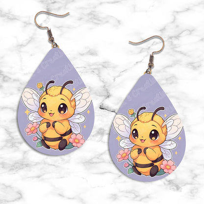 Cute Honeybee Teardrop Earring Collection - 04 / Standard - jewelry