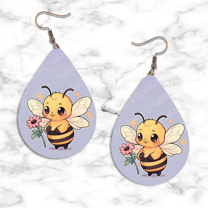 Cute Honeybee Teardrop Earring Collection - 06 / Standard - jewelry