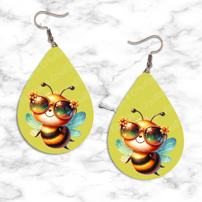 Cute Honeybee Teardrop Earring Collection - 09 / Standard - jewelry