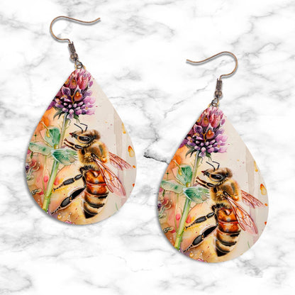 Honeybee Teardrop Earring Collection - 01 - jewelry