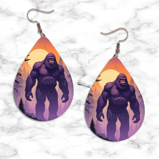 Bigfoot Teardrop Earrings