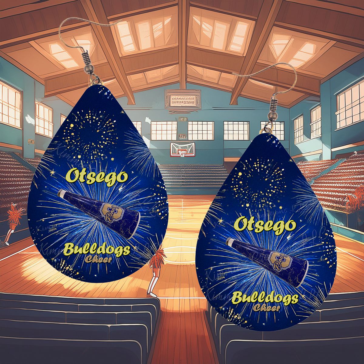 Otsego Bulldogs Teardrop Earring Collection