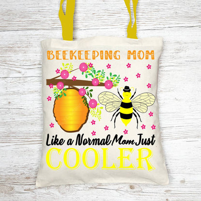Beekeeping Mom Tote Bag with Cosmetic - tote