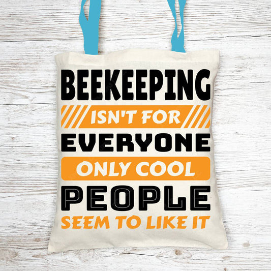 Beekeeping is Cool Tote Bag with Cosmetic Bag